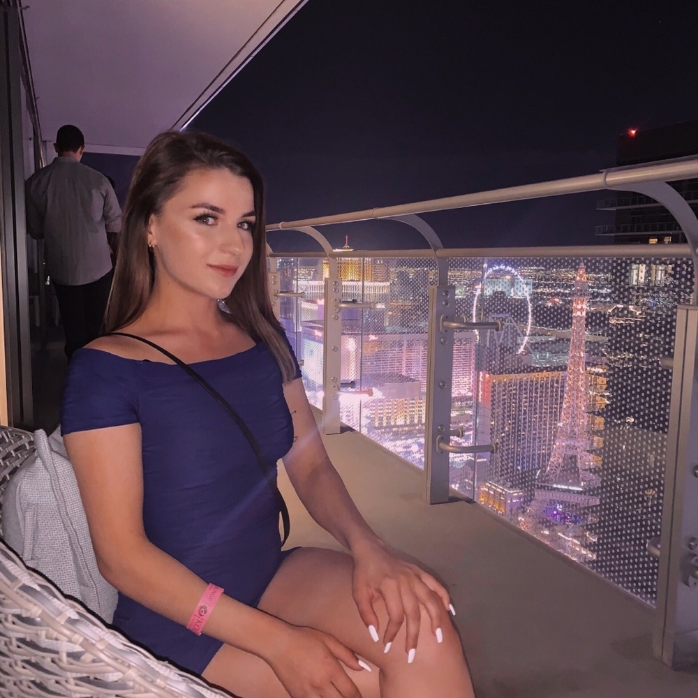 Windsor Blue Off The Shoulder Dress